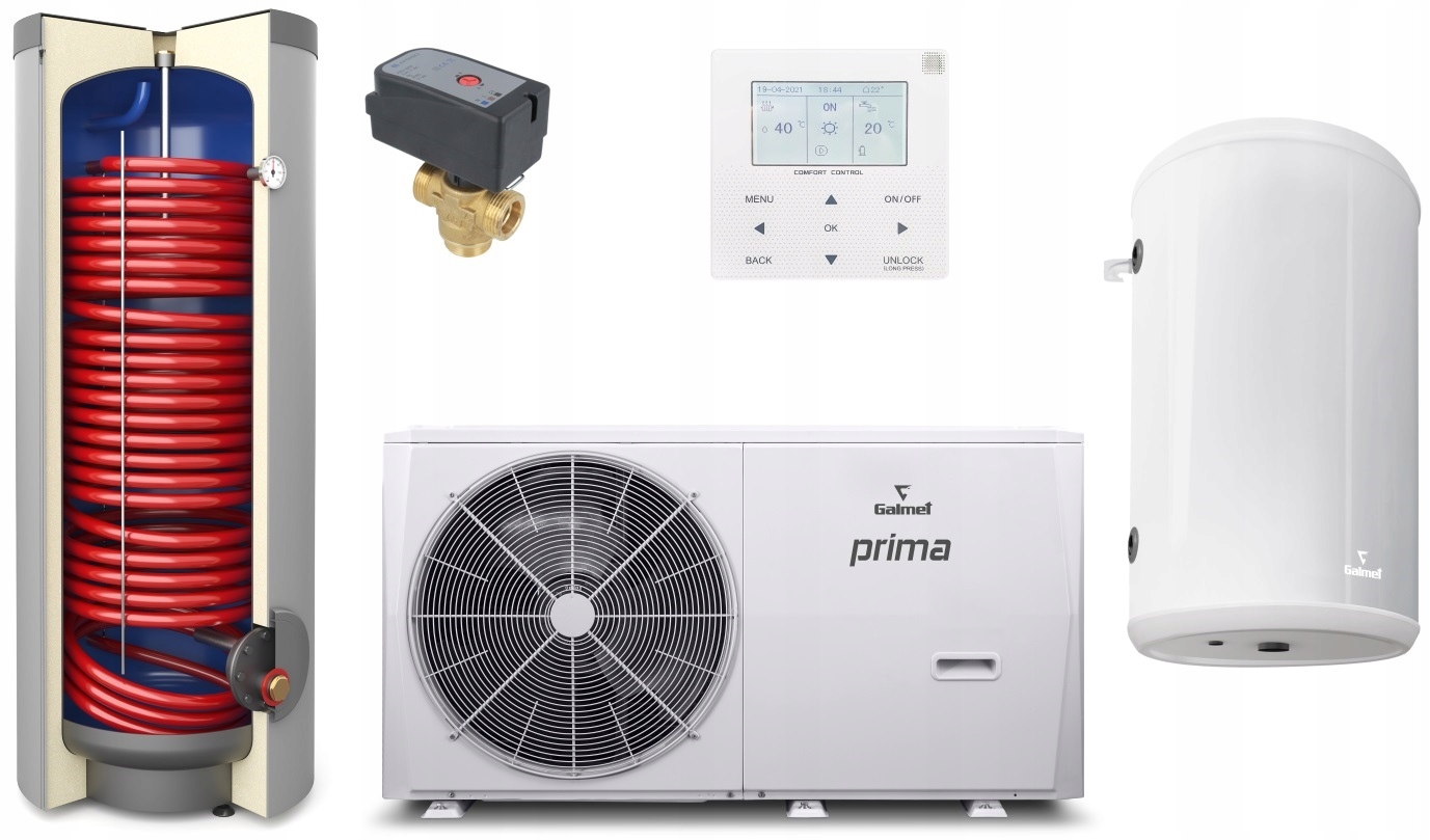 Nízkoteplotné tepelné čerpadlo vzduch-voda Galmet 8,4 kW